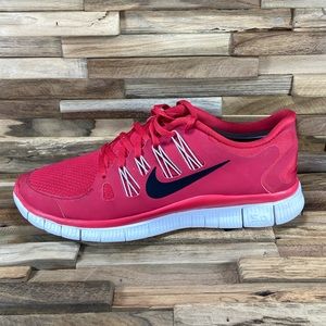 Nike Free 5.0 Women Running Legion Red Black White
